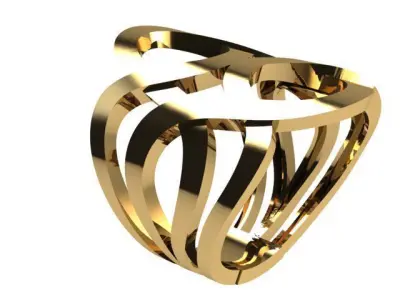 Casual ring  3D print model