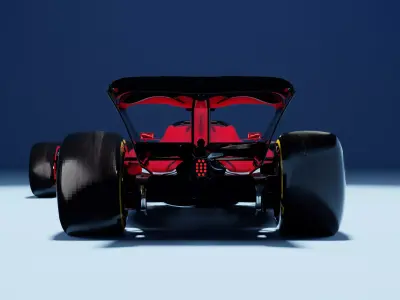 RACING CAR RIG READY 3D model