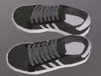 ADIDAS CLASSIC SHOES PBR Low-poly 3D model