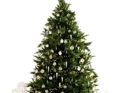 Christmas tree 3D model 6