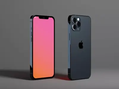 iphone 12 pro max 3D model