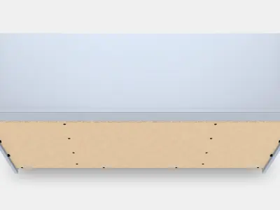 HAUGA Sideboard 1 Low-poly 3D model