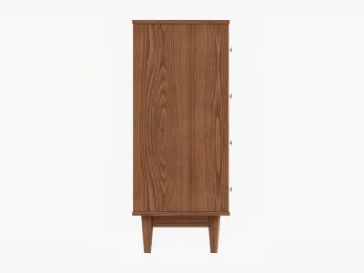 Drawer chest mid-century modern  3D model