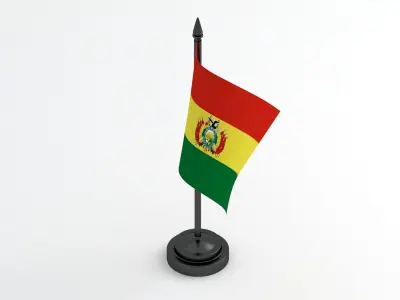Table Flag Bolivia 3D model