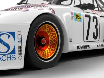 Porsche 935 79 1979 Wynns Le Mans Racing 3D model