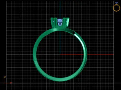 Women Ring 3DM Womens Ring 3d models 3D print model 3D print model 13