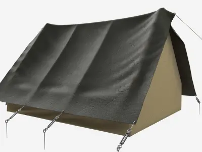 camping tent 3D model