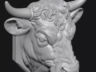 cattle 3D print model