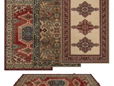 Rugs No 167 Low-poly 3D model