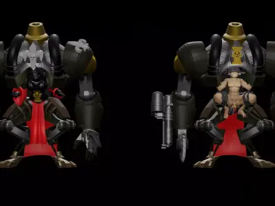 Nundams and repenting Engines 3D print model