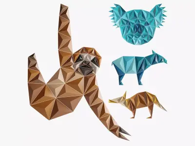 Paper ArtWork 24 3D model