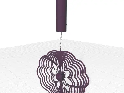 Shee Dust Whirligig Wind Spinner 3D model