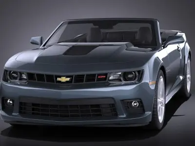 Chevrolet Camaro SS Convertible 2014 VRAY 3D model
