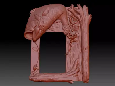 Fish Frame 3D print model