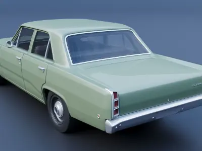 Plymouth Valiant 100 4 Door 1968  3D print model