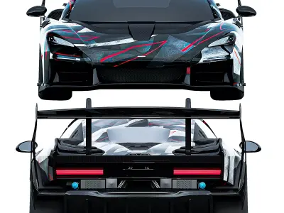 Mclaren Senna GTR 3D model