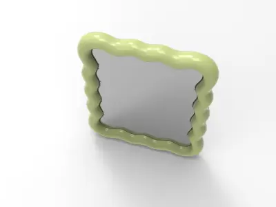 Lulu Mirror Low-poly 3D model