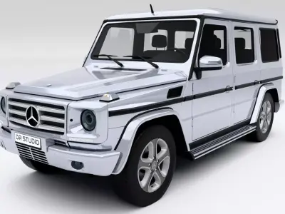 Mercedes Benz G-class G 550 2013 Low-poly 3D model