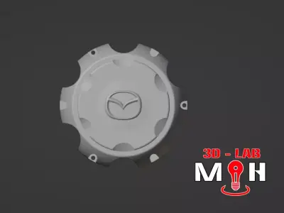 MAZDA BT50WHEEL CENTRECAP 3D print model