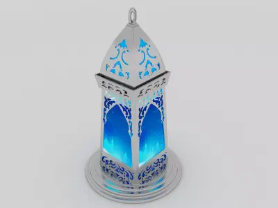 f12b Ramadan lantern fanous 3D model