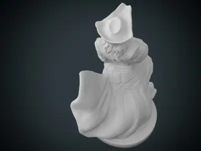 Pirate Statue 3D print model