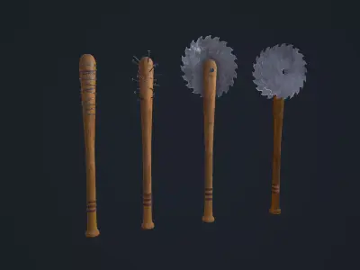 Apocalyptic Bats 3D Model Pack