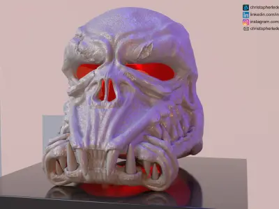 Star Wars Skull Death Trooper Helmet 3D print model