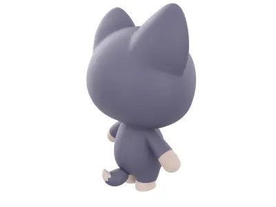 Character330 Rigged Wolf 3D model