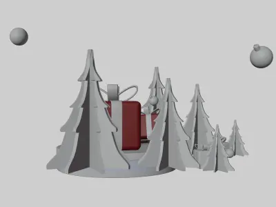 merry christmast 3D model