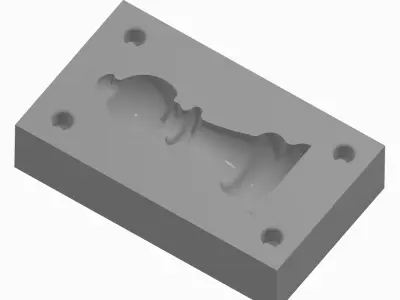 Chocolate Mold Chess Bishop 3D print model