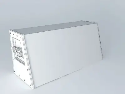 Rockford Fosgate 12 inch subwoofer enclosure Free 3D model
