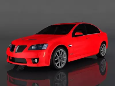 Pontiac G8 GXP Low-poly 3D model