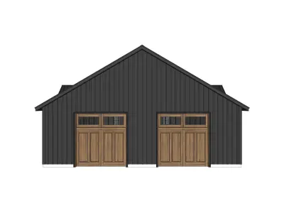 Barndominium House 074 -Archimple LLC Low-poly 3D model