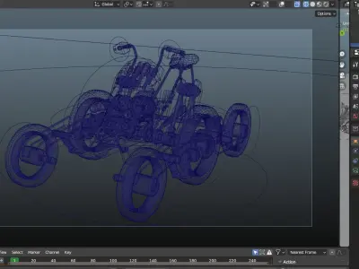 Bike 3d model honda racing bike Low-poly 3D model