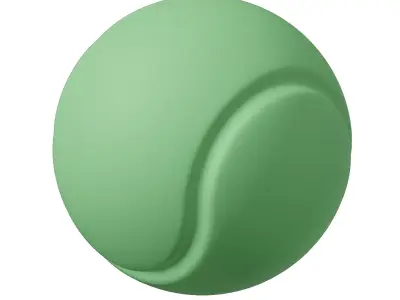 Plastic Sports Ball 3D model