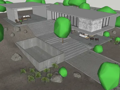 Modern Villa  3D model order
