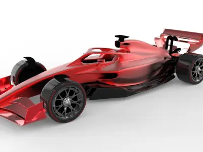F1 2021 car 3D model