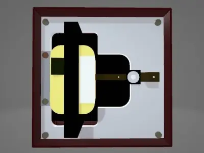 Fire Alarm - Vintage Fire Alarm - Wheelock 34T Free 3D model