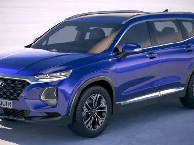 Hyundai SantaFe 2019 3D model