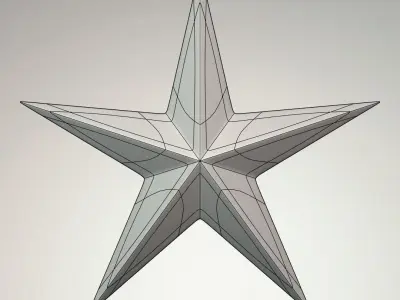 Christmas Star 3D Model 3D model