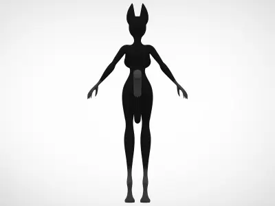 Luina Low-poly 3D model