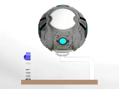 rocket league stand 3D print model