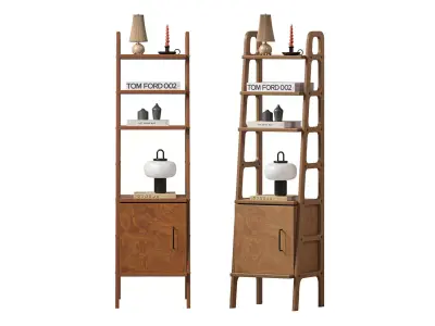 Bookcase Maxi with Cabinet 3D model