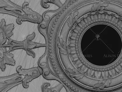 Ceiling Rose 2 3D print model 3D print model