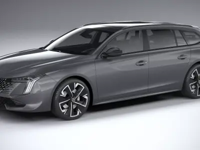 Peugeot 508 SW 2023 3D model