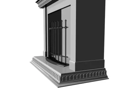 Fireplace 07 3D model