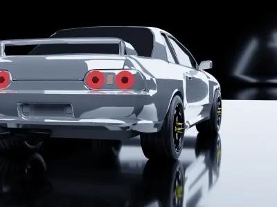 nissan r32 gtr 3D model