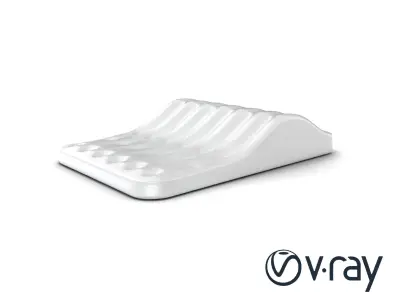 Ski Slope Terrain Realistic Snow Model Pack Low-poly 3D model