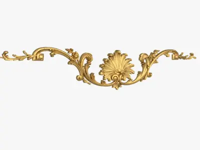 Classic decor ornament 212 3D model