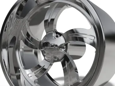 BILLET SPECIALATIES SLG02 WHEEL  3D print model